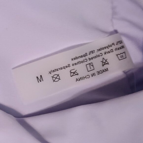 NWOT~SHEIN Two Toned Purple Tie Dye Print Surplice Neck Bikini Set Size: Medium - Picture 10 of 10